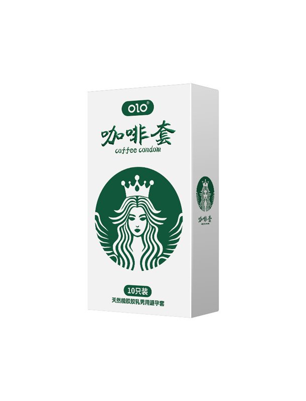 Ультратонкі презервативи OLO Coffee 0,03 мм з гіалуроновою кислотою та легким кавовим ароматом 10 шт. X00001292 China фото - ...