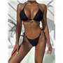 Купальниик трикутник з декоруванням 1121/9-S Domino фото - Luxbikini