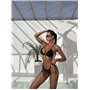 Купальниик трикутник з декоруванням 1121/9-S Domino фото - Luxbikini
