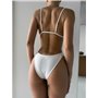 Стильний пляжний комплект четвірка 2897/105-S Domino фото - Luxbikini