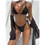 Класичний жіночий купальник з парео 2941/35-S Domino фото - Luxbikini