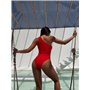 Купальник суцільний спереду вирізи та фурнітура 2994/22-S Domino фото - Luxbikini