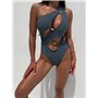 Купальник суцільний спереду вирізи та фурнітура 2994/22-S Domino фото - Luxbikini