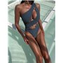 Купальник суцільний спереду вирізи та фурнітура 2994/22-S Domino фото - Luxbikini