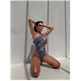 Купальник суцільний спереду вирізи та фурнітура 2994/22-S Domino фото - Luxbikini