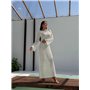 Сукня в'язана молочна 3018/112-S Domino фото - Luxbikini