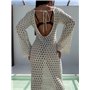 Сукня в'язана молочна 3018/112-S Domino фото - Luxbikini