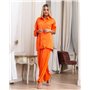 Домашній костюм Сакура помаранчевий 3581 QC фото - Luxbikini