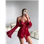 Халат та боді БЕЗ доступу 590-S Domino фото - Luxbikini