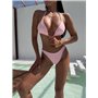 Роздільний купальник трикутник з в'язаною сукнею 3017/111-S Domino фото - Luxbikini