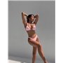 Роздільний купальник трикутник з в'язаною сукнею 3017/111-S Domino фото - Luxbikini