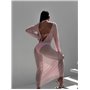 Роздільний купальник трикутник з в'язаною сукнею 3017/111-S Domino фото - Luxbikini