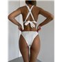 Купальник жіночий з фактурної тканини 2856/14-S Domino фото - Luxbikini