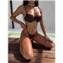 Роздільний купальник коричневий, з формованою чашкою 2989/38-S Domino фото - Luxbikini