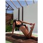 Суцільний купальник з металевими аксесуарами 3007-S Domino фото - Luxbikini