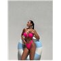 Купальник бандо з елегантною золотою фурнітурою 1547/121-S Domino фото - Luxbikini