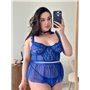 Комплект спідничка,трусики та чокер PLUS SIZE 161901111 Ghazel фото - Luxbikini