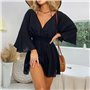 Напівпрозора туніка - сукня - чорна (One size) ПЛЯЖ-ТУН-СУК-ЧОР  фото - Luxbikini