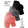 Спортивний набір шортів Slim Fit - рожевий\сирий\чорний SPORT-SHORTS-3-PAC  фото - Luxbikini