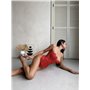 Жіночий еротичний мереживний корсет на гачках з трусиками 547/32-S  фото - Luxbikini