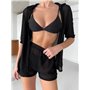 Стильний пляжний комплект четвірка 2898/51-S Domino фото - Luxbikini