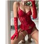 Спокуслива білизна з неймовірним мереживом та трусиками 160721111 Ghazel фото - Luxbikini