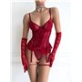 Спокуслива білизна з неймовірним мереживом та трусиками 160721111 Ghazel фото - Luxbikini
