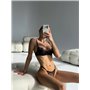 Комплект мереживної білизни з поясом 577/116-S Domino фото - Luxbikini