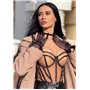 Сексуальний корсетний топ із чашкою - тілесний 22816  фото - Luxbikini