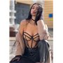 Сексуальний корсетний топ із чашкою - тілесний 22816  фото - Luxbikini