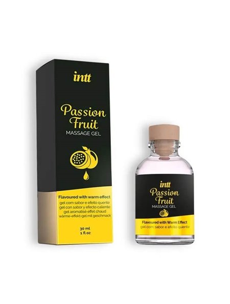 Їстівний масажний гель для інтимних зон Intt PASSION FRUIT, 30 мл 15710  фото - Luxbikini