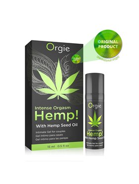 Підсилювач оргазму "Intense Orgasm Hemp" з олією каннабісу Orgie 12415  фото - Luxbikini