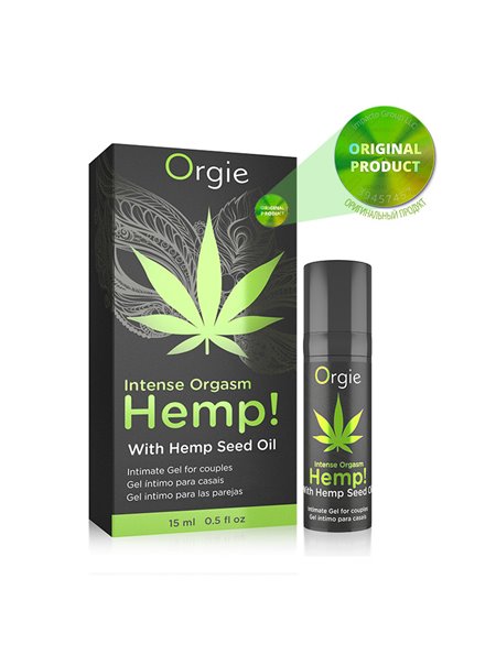 Підсилювач оргазму "Intense Orgasm Hemp" з олією каннабісу Orgie 12415  фото - Luxbikini
