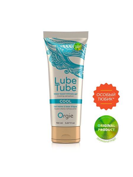 Охолоджувальна змазка для сексу "LUBE TUBE COOL" Orgie 12419  фото - Luxbikini