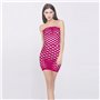 Еротичний бодістокінг сукня-сітка - фуксія 4832  фото - Luxbikini