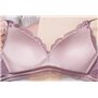 Ніжний мереживний однотонний комплект - лавандовий 3043  фото - Luxbikini