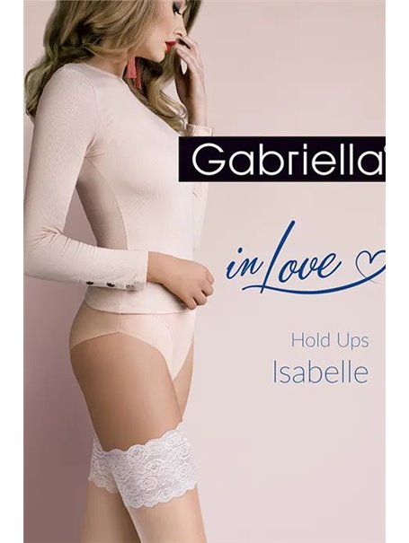 Панчохи Gabriella Isabelle 20 den з самоутримним мереживом (14 см