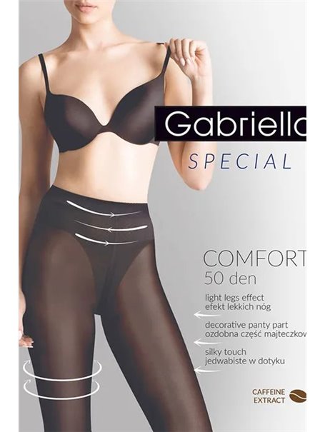 Колготки Gabriella Comfort 50 den з декоративними трусиками