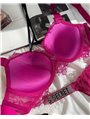 Комплект нижньої білизни Victorias secret 8037 фуксія