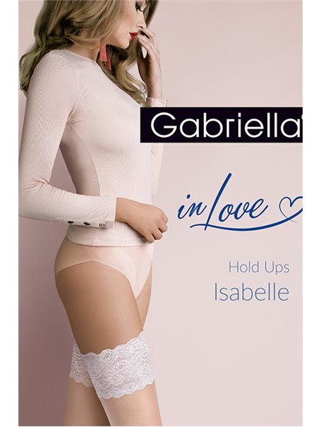 Панчохи Gabriella Isabelle 20 den з самоутримним мереживом (14 см)