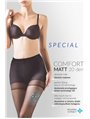 Колготки Gabriella Comfort Matt 20 den з ущільненими шортиками