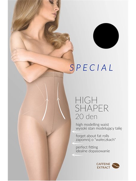 Колготки Gabriella High Shaper 20 den з високими утягуючими шортиками