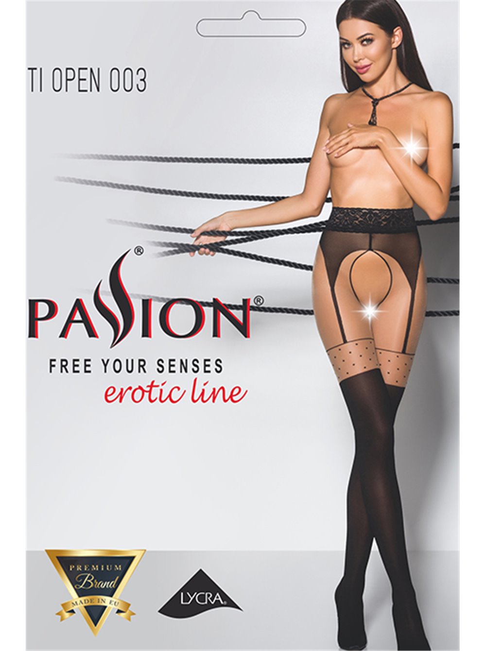 Колготки Passion Tiopen 003 з розрізом