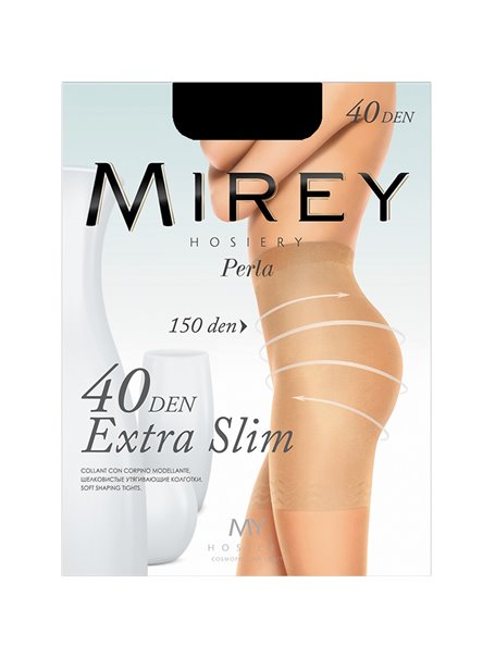 Extra Slim 40 den колготи Nero Mirey (2-S)