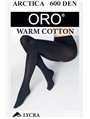 Колготки ORO Arctica Warm Cotton 600 den без трусикової частини