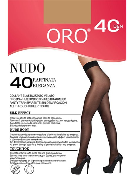 Колготки ORO Nudo 40 den без трусикової частини