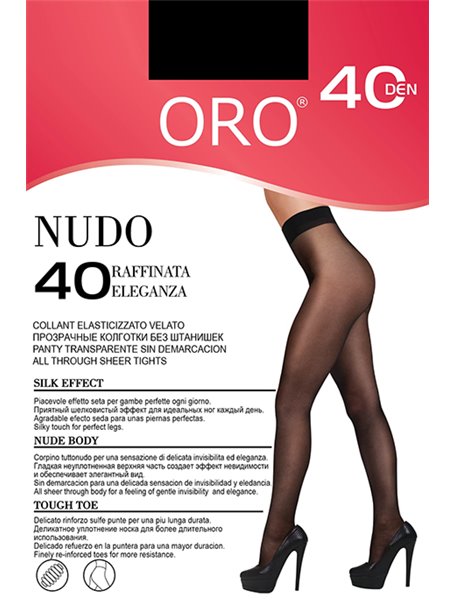 Колготки ORO Nudo 40 den без трусикової частини