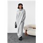 В'язана сукня oversize з високою горловиною - сірий цвет, ONE SIZE (є розміри)