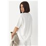 Футболка oversize з принтом 1990 - кремовий цвет, ONE SIZE (є розміри)
