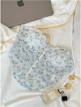 Корсет DO3638 блакитний